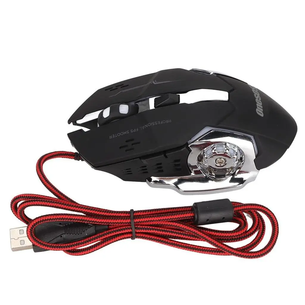 Mouse Gaming G7 Kabel LED ( RGB ) SILENT MOUSE TWOLF