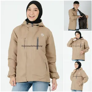 Jaket pria wanita jumbo IKC 002 distro cbr six Bandung keren grosir pakaian pria H0D7 jacket jaket parasut parasit jaket gunung pria wanita WATERPROOF ORIGINAL FCF ELBRUSH Parka Tebal