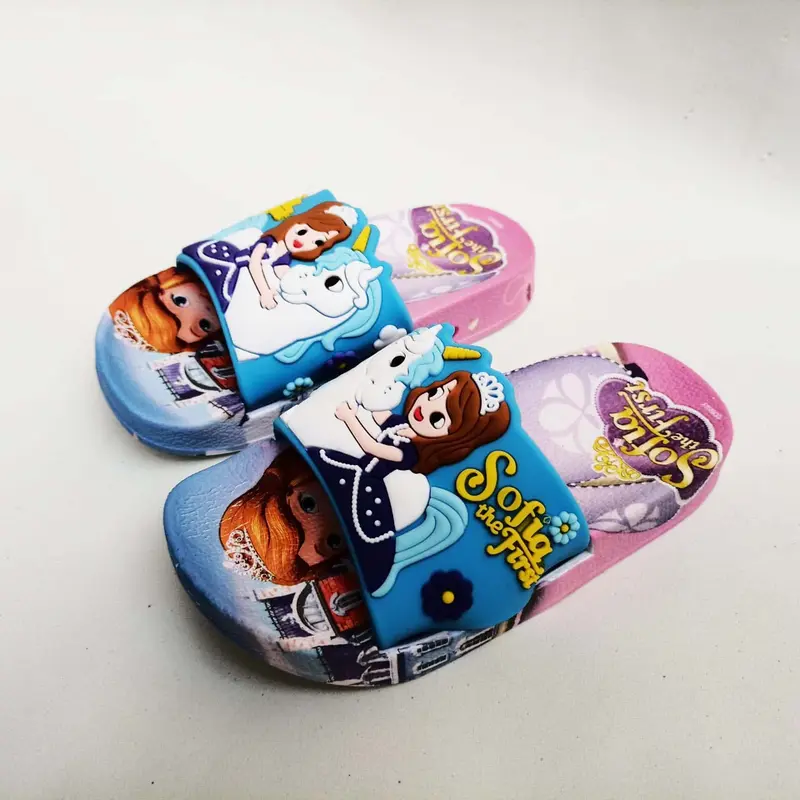 Sandal Selop Anak Perempuan Karakter Sofia Bahan Karet Jelly - Fashion Anak Perempuan - Import Kaki 1