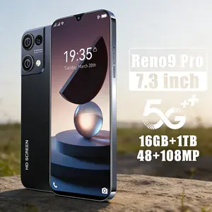 [COD Aman] Reno9 Pro Handphone Android 7.3inci Layar Penuh ORI 16GB+1TB 8000mAh Baterai FastCharge Android14 72MP+108MP Gaming Phone 5G Snapdragon 8 Gen 2