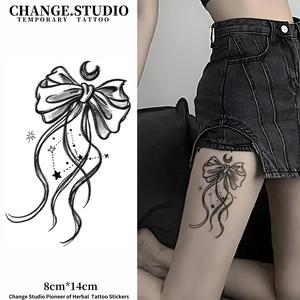 Hình Xăm Tạm Thời, Hình Xăm Nơ, Không Thấm Nước Và Chống Trầy Xước, Dán Hình Xăm, Kéo Dài Trong 15 Ngày