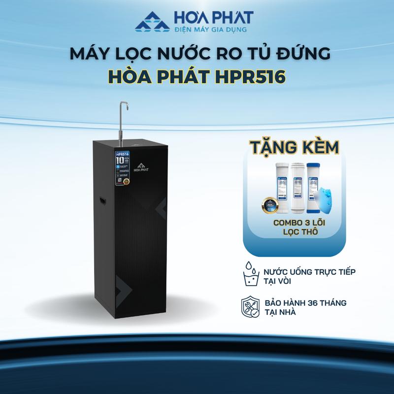 Máy lọc nước RO tủ đứng Hoà Phát HPR516, Bảo hành 36 tháng