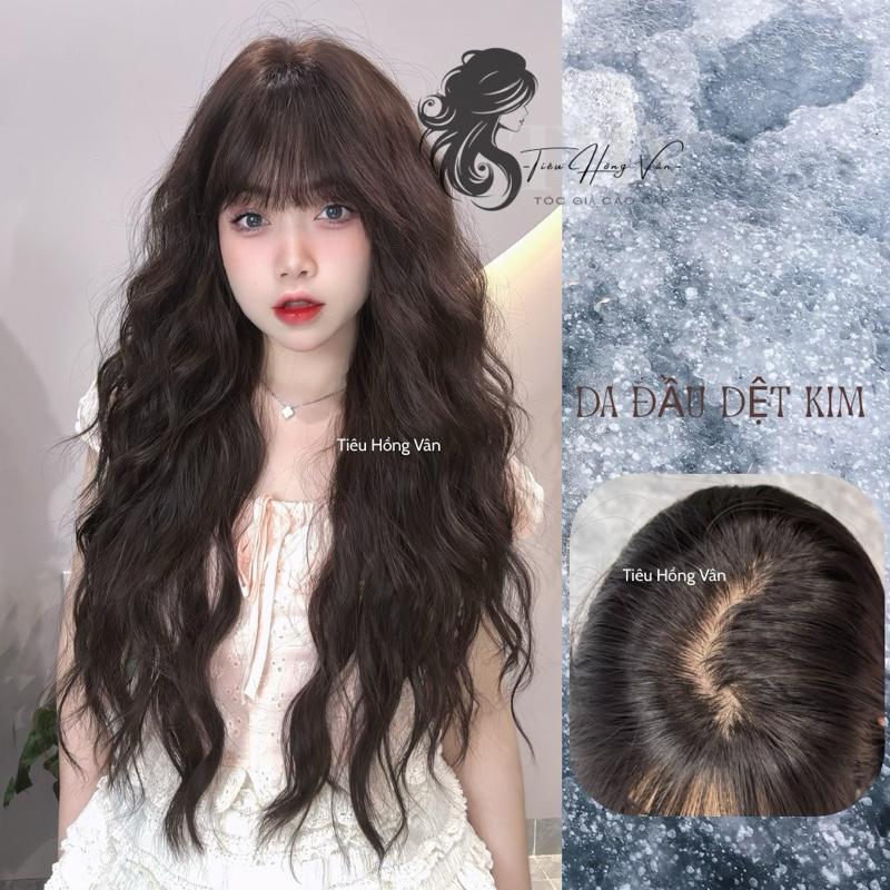   DN-11  TÓC NGUYÊN ĐẦU DỆT KIM - Xù Hippie Mái Thưa  65cm  