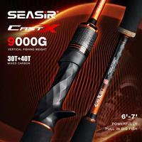 Gambar SEASIR Joran Pancing Cast X Serat Karbon 1,83M-2,1M Cincin Pemandu Zirkonia Berat Umpan 7-25G 9KG Joran Spinning & Casting Super Drag - S662M(1.98m) dari SeasirToko Kab. Tangerang 1 Tokopedia