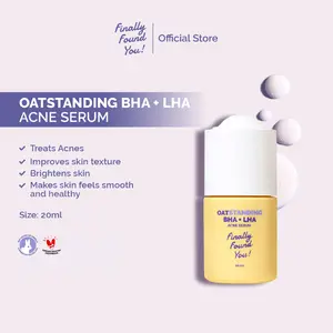 Finally Found You! OATSTANDING BHA + LHA Acne Serum - Serum untuk Merawat Kulit dan Melawan Bakteri Jerawat 20ml
