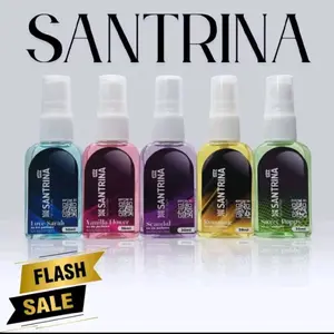 BELI 1 DAPAT 5 BOTOL PARFUM SANTRINA Premium Pria Wanita Aroma Tahan Lama Toner