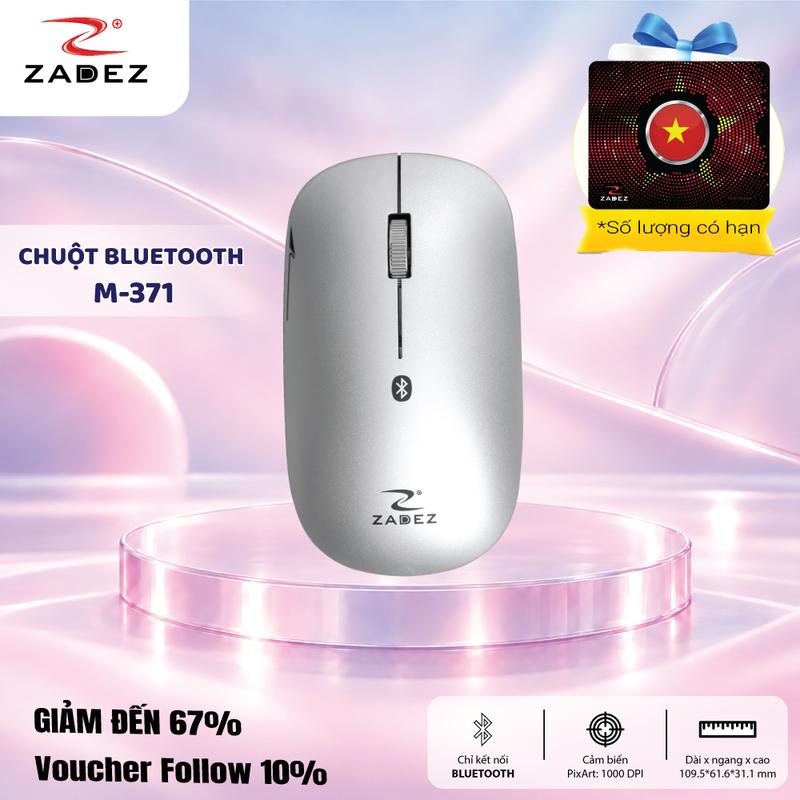 Chuột Kết Nối Bluetooth Silent ZADEZ M-371SV