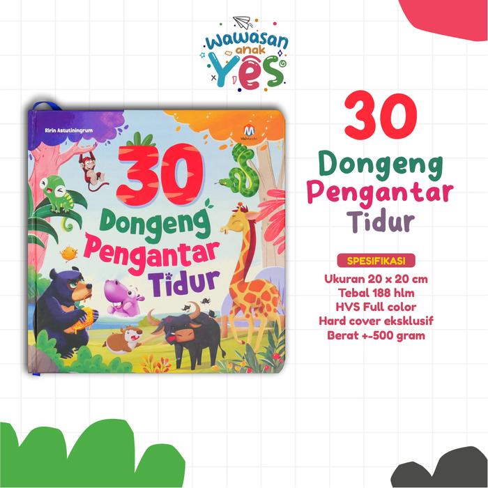 Gambar buku 30 Dongeng cerita islami Pengantar sebelum Tidur  Islamic Goodnight  bedtime Stories Books Anak dari wawasanyes Kota Surakarta Tokopedia