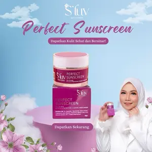 SLUV Beauty Skin | Perfect Sunscreen All in one 5x Ceramide Perlindungan Sempurna & Fungsi Ganda Sebagai Moisturizer dan Cushion untuk