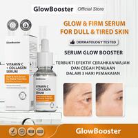 Gambar GlowBooster Serum Vitamin C + Collagen 15ml - Mencerahkan & Mengencangkan Kulit - Anti Penuaan - Resmi BPOM - Tekstur Ringan & Nyaman Digunakan - Tetes, Facial dari Kyurabeautyofficial Kab. Cilacap 1 Tokopedia