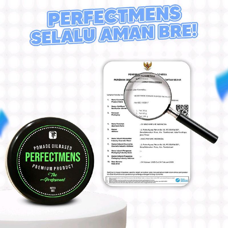 PAKET HEMAT BUNDLING POMADE OILBASED ALL VARIAN 4pcs POMADE OIL BASED POMADE PRIA PERFECTMENS FREE SISIR DAN POUCH EXCLUSIVE 4