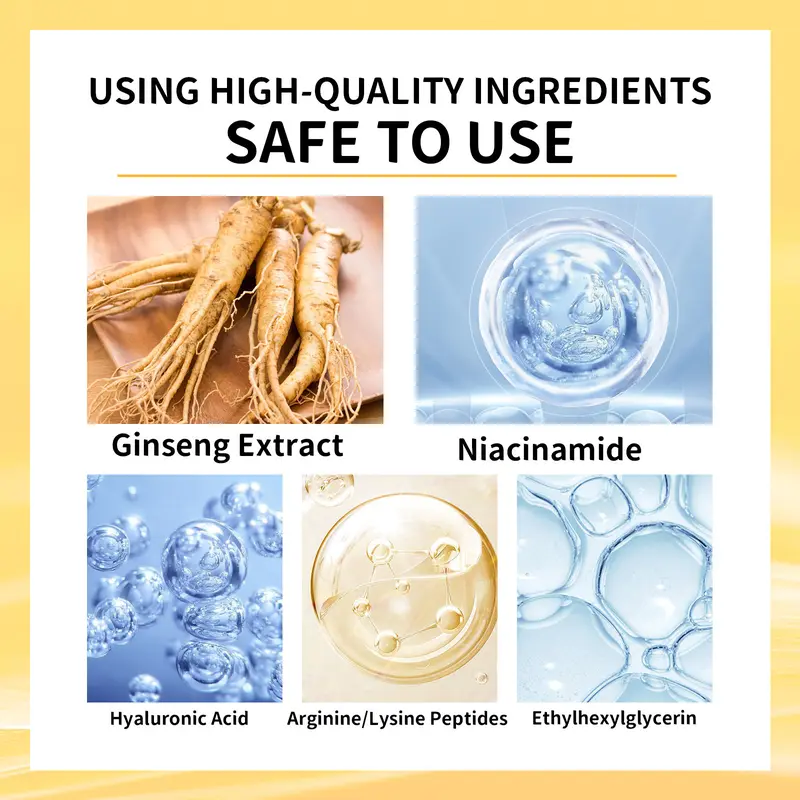 EELHOE Esensi Wajah Ginseng 100ml Mencairkan Garis-Garis Halus Kerutan Memperlambat Penuaan Mengencangkan Kulit Melembabkan Memperbaiki 4