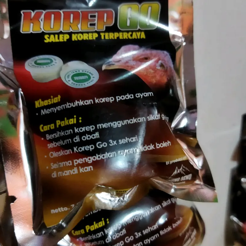 Korep Go, efektif hilangakan korep pada ayam doping 2
