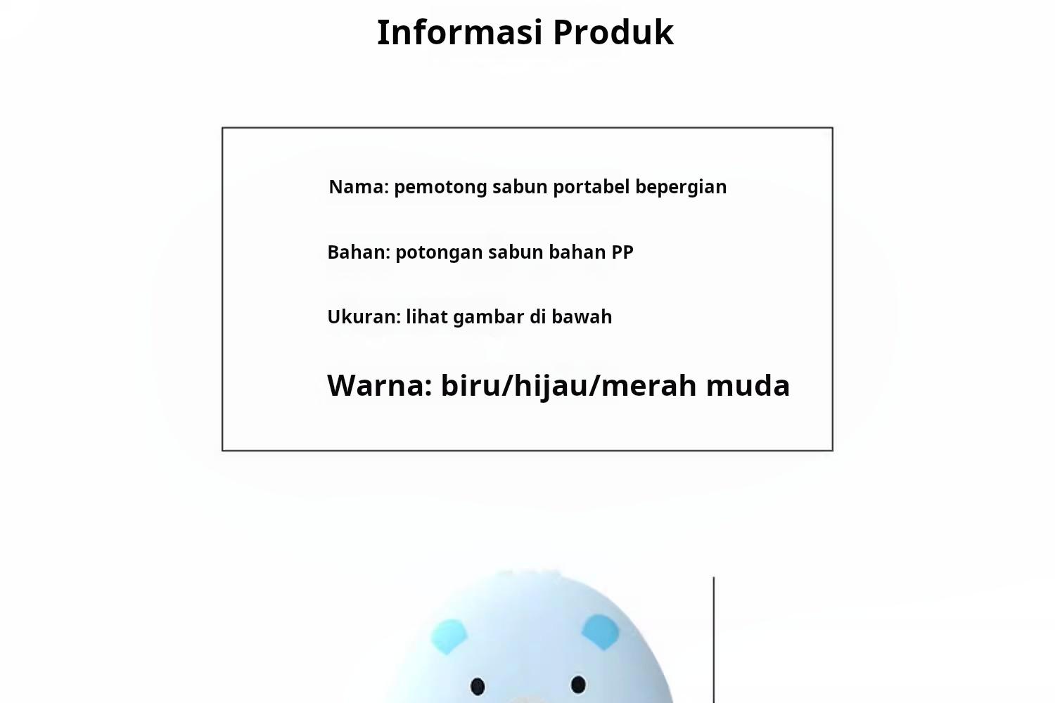 Sabun Lembaran Berukuran Kecil dan Portabel Bentuk Beruang Lucu Praktis untuk Membersihkan Rumah Menghasilkan Busa Lembut dan Mudah Dibilas Cocok untuk Berbagai Kebutuhan Sehari-hari