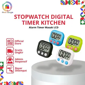 Digital Timer Kitchen Mini LCD Alarm Timer Masak Dapur Clock Stopwatch