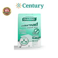 Gambar DIAPRO UNDERPAD UKURAN  XL/L  ISI 10 PCS / PERAWATAN DIRI / UNDERPAD dari Apotik Century Kota Administrasi Jakarta Selatan 2 Tokopedia