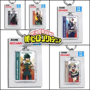 Gantungan Kunci Boku no Hero Academia - Keychain My Hero Academia - Ganci Anime - Gantungan Kunci Deku Midoriya Izuku - Bakugo - Shoto Todoroki - Toga Himiko - Shigaraki Tomura - All Might
