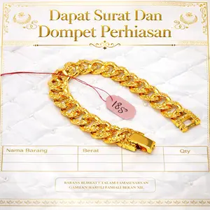 Gelang Tangan Wanita Sisik Naga Premium Berlapis Emas Muda Mewah Elegan Perhiasan Fashion Wanita
