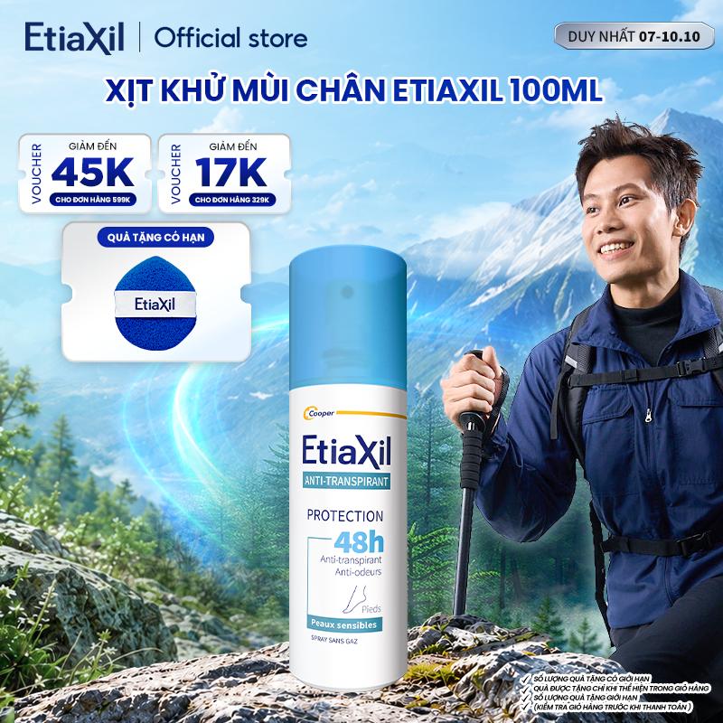 Xịt khử mùi chân Etiaxil bảo vệ kép 100ml