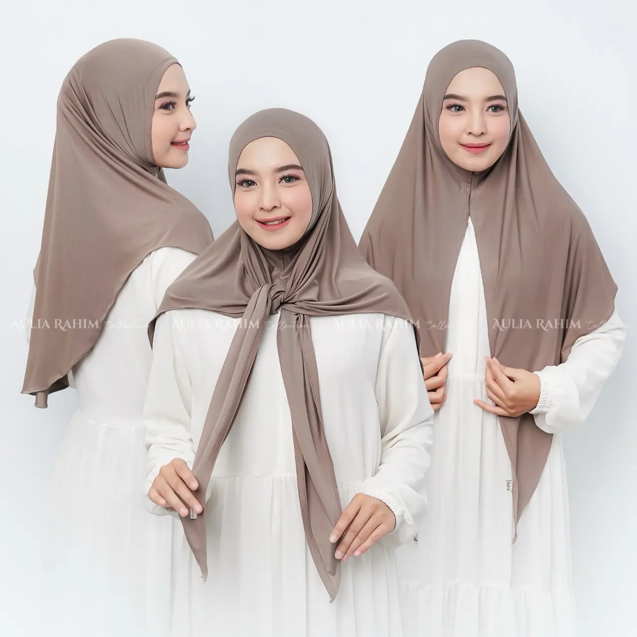 Hijab segitiga instan jersy oval