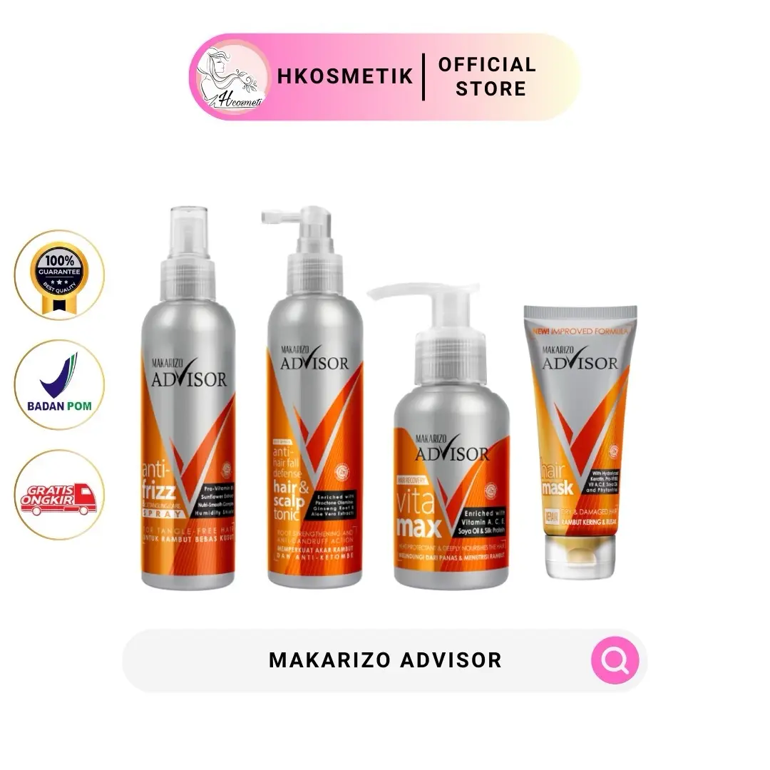 ￼Makarizo Advisor Hair Care Vitamax | Hair Tonic | Anti Frizz Spray | Hair Scalp Tonic