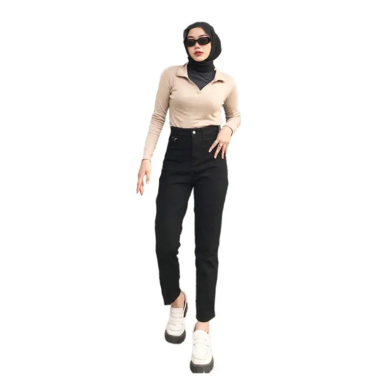 JINISO - Highwaist Boyfriend Jeans 023 FEEL GOOD 1
