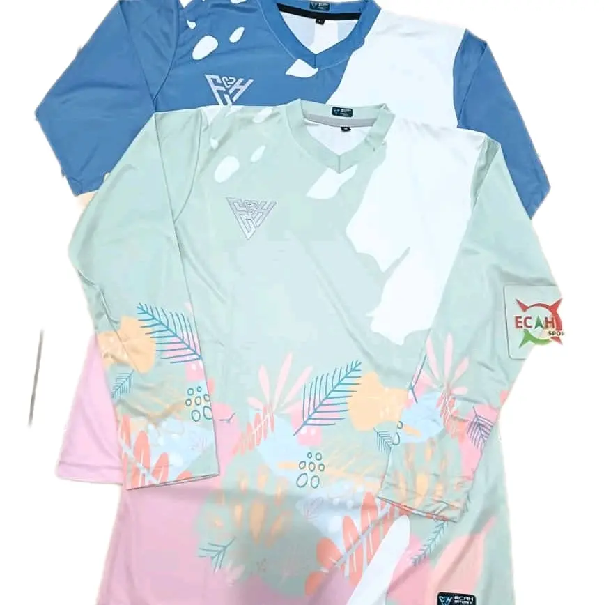 KAOS JERSEY OLAHRAGA WANITA LEMGAN PANJANG PREMIUM
