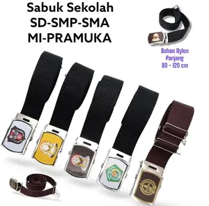 Gesper Sabuk Ikat Pinggang Anak Sekolah Sd Smp Sma Pramuka Mi Madrasah Tali pinggang Praktis Nyaman