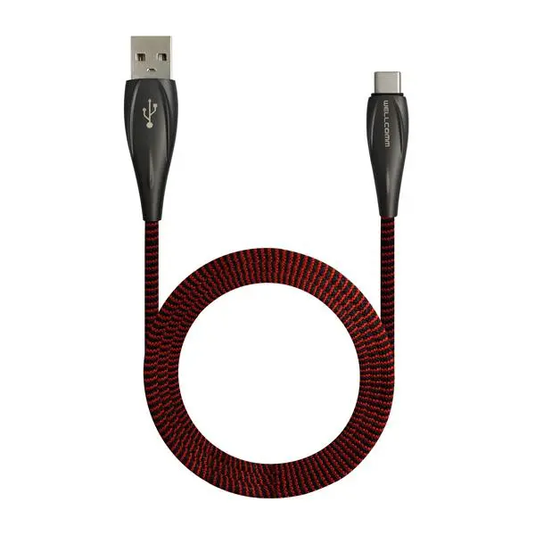 Kabel Data Tipe C Alloy Wellcomm - Kabel Pengisian Cepat 1