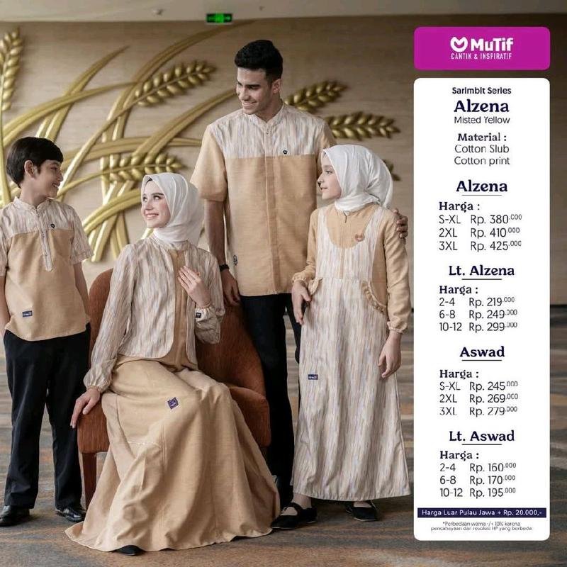 NEW ARRIVAL SARIMBIT MUTIF 2025 SERIES ALZENA & ASWAD 1