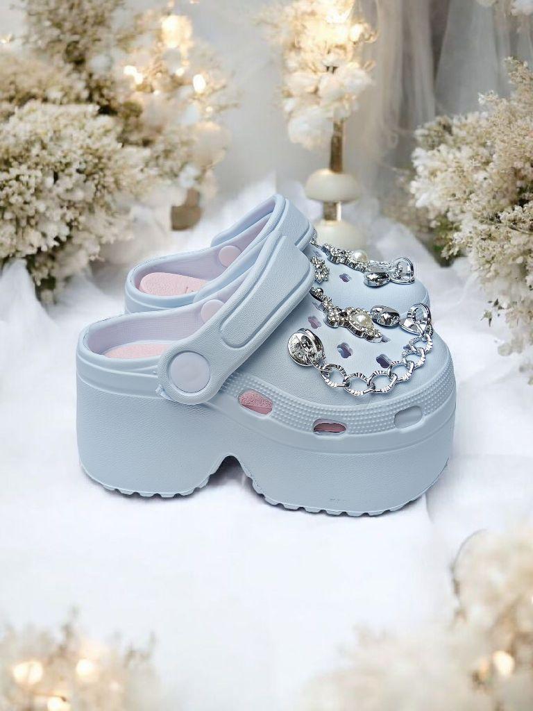 Baim Fuji Sandal Anak Perempuan Baim Fuji Karet Eva Ringan NonSlip Fashion Warna Ungu Ukuran 25-35 Cocok Indoor Outdoor Kaki Sepatu