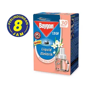 Baygon Liquid Electric Silky Jasmine 33 Ml Refill Obat Nyamuk