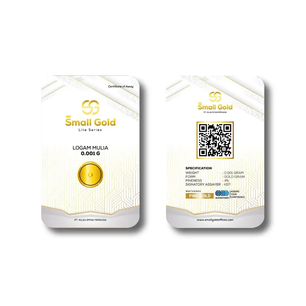emas murni / baby gold 0.001 gram