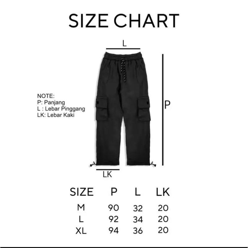 Product Introduction of Celana Panjang Cargo Bahan Fleece Motif Friend Don't Lie Cargo Fleece Long Pants Celana Panjang Flecee Pria Wanita Warna Hitam Model Skena 0