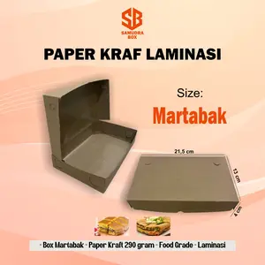 [HARGA 25 PCS] Box Martabak Sudah Laminasi