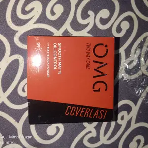 OMG Oh My Glam Coverlast Two Way Cake 12 g - Bedak Padat Kontrol Minyak Hingga 8 Jam