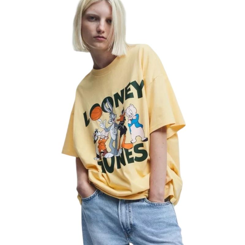 Baju Kaos Looney Tunes Yellow 1