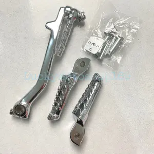 Paket Selahan + Step Aprilia Injakan Motor Kick Starter Chrome Nekel Import Anti Karat motor matic Beat Vario Scoopy Mio Fino Dll