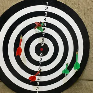 WANNAFIT Papan Dart Game Jarum & Magnet 17 Inch | Alat Rekreasi Olahraga Rumah