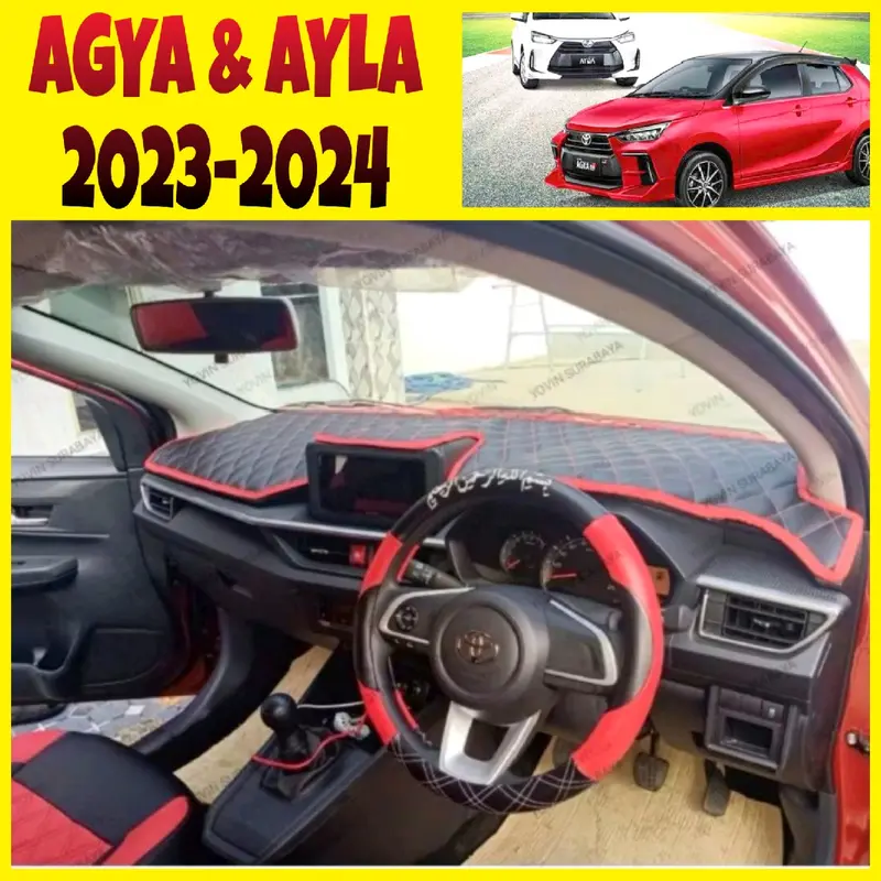Cover,Karpet,Alas Pelindung Dashboard Mobil New Agya-New Ayla 2023-2024 Aksesoris Car 6