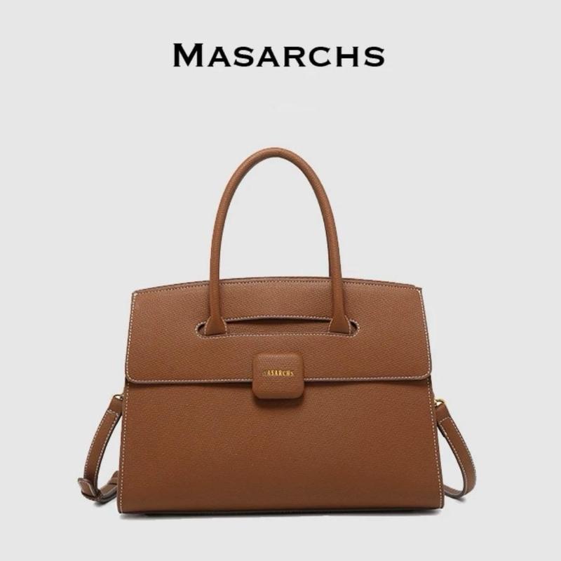 Túi xách nữ MASARCHS da thật cao cấp thiết kế công sở sang trọng đẳng cấp tôn khí chất Hai quai đeo chéo xách tay túi xách sang trọng kèm túi hãng STORE - MS6044