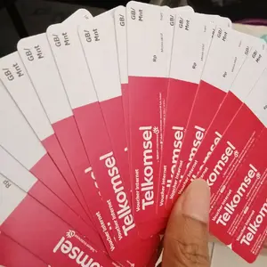 kertas stiker VRC kosongan expired 2027 Cover pelindung layar stiker vocer kosong telkomsel 100sn