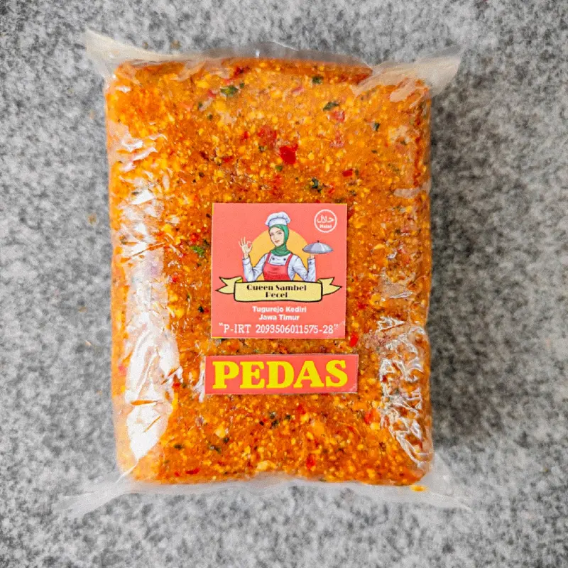 QUEEN SAMBEL PECEL KEDIRI ( BERAT 1 KG) Pedas 4