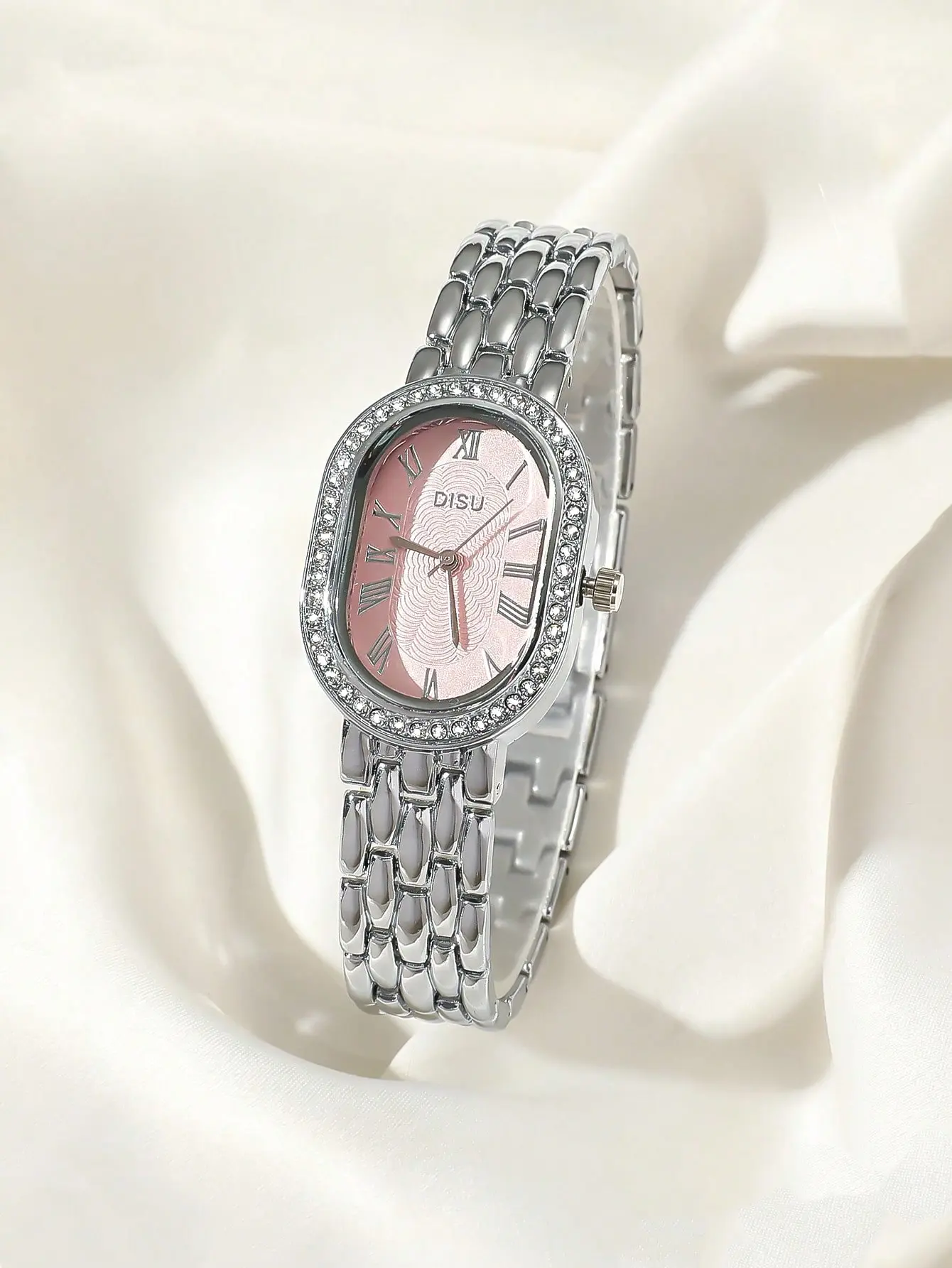 Elegant Gold Silver Relo For Girl Women Oval Quartz Wrist 