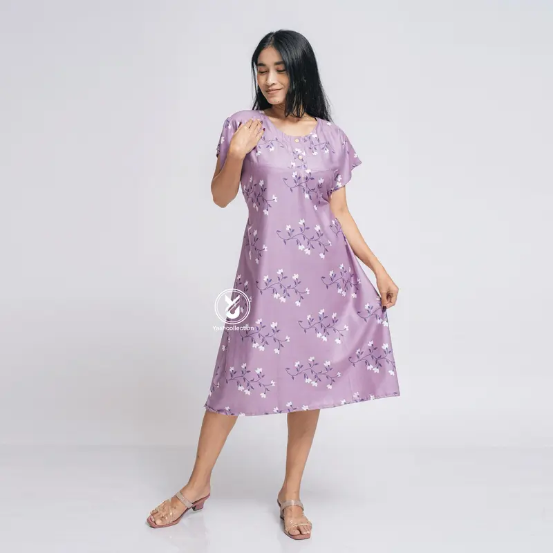 Daster Payung Panjang Selutut Motif Busui Bumil Daster Dewasa Pendek Nyaman Santai Tidur Katun Rayon Lembut Nyaman YashCollection 2