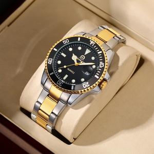 นาฬิกาผู้ชาย CAINUOS นาฬิกา หมุนได้ พร้อมปฏิทิน ควอตซ์ ใหม่ ไฟกลางคืน ขายดี