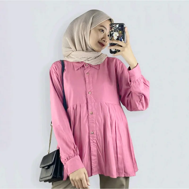 KHANZA BLOUSE / BAHAN RAYON 1