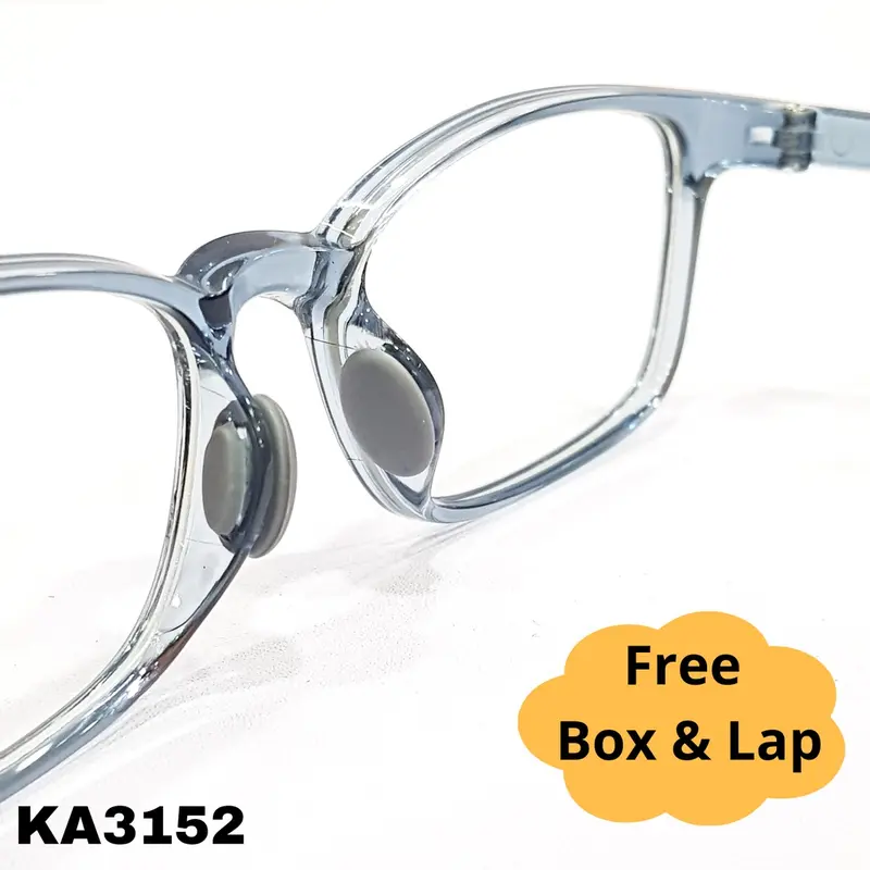 Kacamata Anak Anti Radiasi Blue Ray Elastik TR90 Frame Kacamata Komputer Anti Silau Sinar Matahari [[KA3152] 1