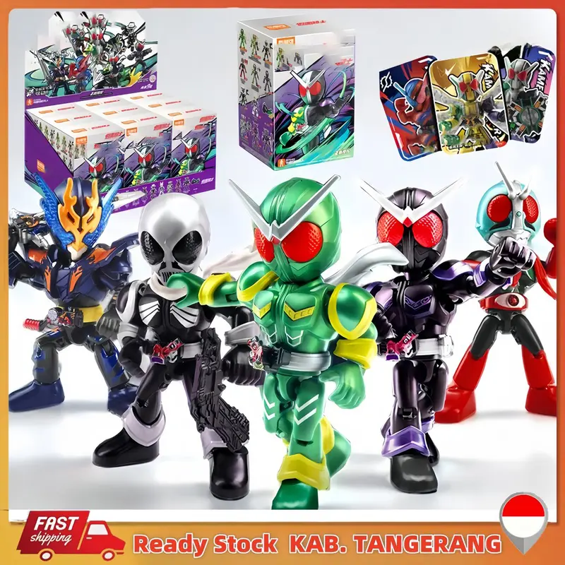 Bloke Kamen Rider Kamenrider Starlight Version Gacha Random Acak Blind Box Action Figure 0
