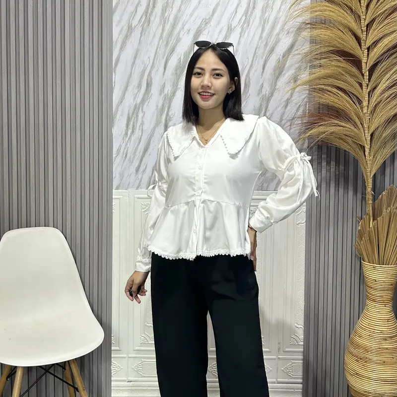 VAV - BRENDA BLOUSE POLOS RENDA / ATASAN WANITA RENDA -PN 2